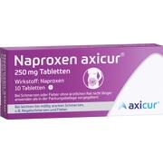 axicorp Pharma Naproxen axicur 250 mg Tabletten 10 Stück axicorp Pharma Naproxen axicur 250 mg Tabletten 10 Stück
