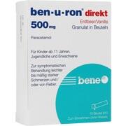 Bene Arzneimittel ben-u-ron direkt 500 mg Granulat 10 Stück (N1) Bene Arzneimittel ben-u-ron direkt 500 mg Granulat 10 Stück (N1)