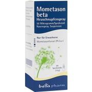 betapharm Arzneimittel Mometason beta 50 Mikrogramm/Sprühstoß Nasenspray 10 g betapharm Arzneimittel Mometason beta 50 Mikrogramm/Sprühstoß Nasenspray 10 g
