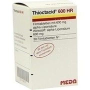 Viatris Healthcare THIOCTACID 600 HR, 30 Filmtbl. (N1) 600 HR Viatris Healthcare THIOCTACID 600 HR, 30 Filmtbl. (N1) 600 HR