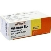 Ratiopharm Vitamin B1-RATIOPHARM 200 mg Tabletten 100 Stk. Ratiopharm Vitamin B1-RATIOPHARM 200 mg Tabletten 100 Stk.