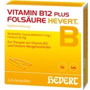 Hevert VITAMIN B12 FOLS, 5 Amp.-Paare (N1) Hevert VITAMIN B12 FOLS, 5 Amp.-Paare (N1)