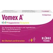 Klinge Pharma VOMEX A FORTE 70MG, 10 Kdr.-Supp. (N1) forte Klinge Pharma VOMEX A FORTE 70MG, 10 Kdr.-Supp. (N1) forte