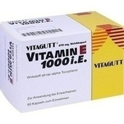 CHEPLAPHARM VITAGUTT VITAMIN E 1000 KAPSELN 1000 MG, 60 St. CHEPLAPHARM VITAGUTT VITAMIN E 1000 KAPSELN 1000 MG, 60 St.