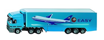 Siku Koffer-Sattelzug 3816 Siku Koffer-Sattelzug 3816