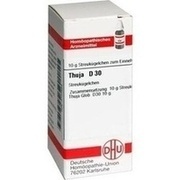 THUJA D 30 GLOBULI, 10 g THUJA D 30 GLOBULI, 10 g