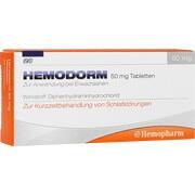 Hemopharm HEMODORM 50 MG EINSCHLAFTABLETTEN, 20 St. Hemopharm HEMODORM 50 MG EINSCHLAFTABLETTEN, 20 St.