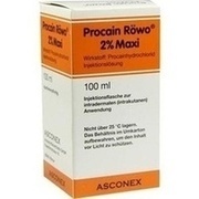 PROCAIN ROEWO 2% MAXI INJEKTIONSFLASCHE