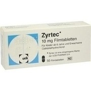 kohlpharma ZYRTEC FILMTABLETTEN, 50 St. kohlpharma ZYRTEC FILMTABLETTEN, 50 St.