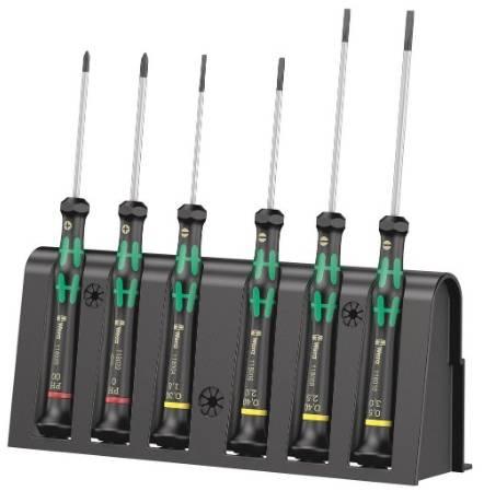 Wera 2035/6 A Elektronik-Schraubendrehersatz + Rack 6-tlg. (05118150001) Wera 2035/6 A Elektronik-Schraubendrehersatz + Rack 6-tlg. (05118150001)