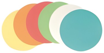 5 Star Moderationskarten Kreis 14 cm 250 Stück