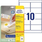 Zweckform ILK-Etiketten Zweckform 4744 96x50,8mm weiss Zweckform ILK-Etiketten Zweckform 4744 96x50,8mm weiss
