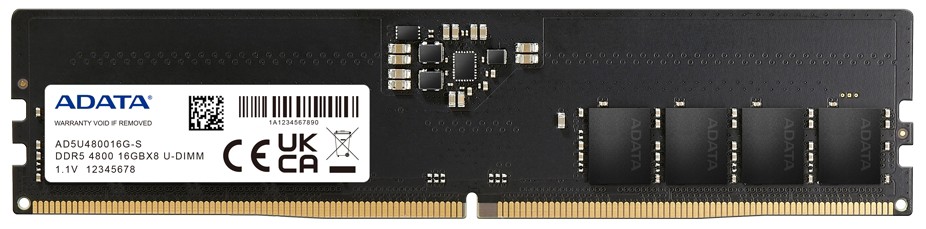 ADATA DIMM DDR5-4800 16GB Kit (AD5U48008G-DT)