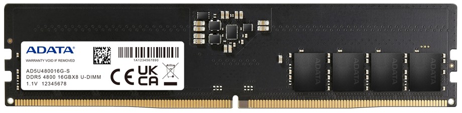 ADATA DIMM DDR5-4800 16GB (AD5U480016G-S)