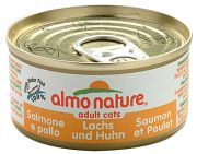 Almo Nature Adult Cats Lachs & Huhn 6 x 70 g