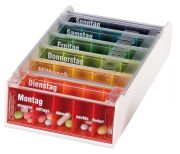 Anabox 7 Tage Wochendosierer regenbogenfarbend