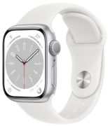 Apple Watch Series 8 GPS 41 mm Aluminium mit Sportarmband (MP6K3FD/A)