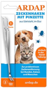 Ardap Zeckenzange Edelstahl 1 Stk.