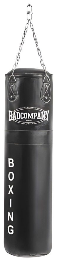 Bad Company Boxsack 150 x 35 cm ungefüllt aus Leder mit Stahlkette Bad Company Boxsack 150 x 35 cm ungefüllt aus Leder mit Stahlkette