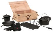 BBQ-Toro Dutch Oven Set in Holzkiste 8-tlg.