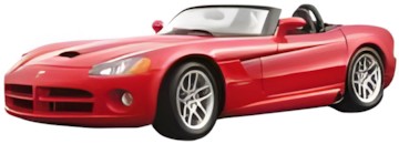 Bburago Dodge Viper SRT-10 1:18
