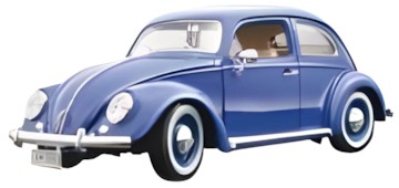 Bburago – Volkswagen Käfer 1955 Beige – Modèle Miniature 1/18 – Jouet Voiture Collection Dès 3 Ans