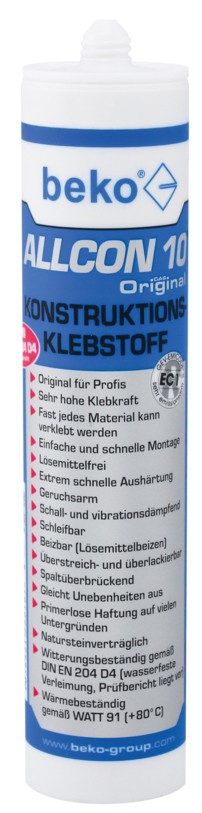 Beko Allcon 10 Konstruktionsklebstoff 310 ml