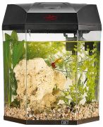 Infactory Beleuchtetes Panorama-Aquarium Hexagon 19 l Infactory Beleuchtetes Panorama-Aquarium Hexagon 19 l