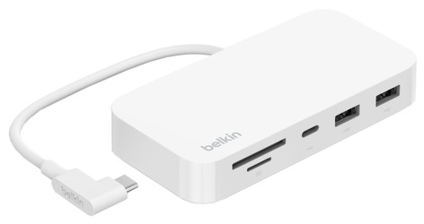 Belkin Connect USB-C 6-in-1 Multiport-Hub (INC011btWH)