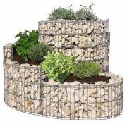 Bellissa Gabionen Kräuterspirale 60 x 110 x 90 cm