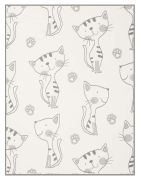 Biederlack Babydecke Sweet Kitty 75 x 100 cm