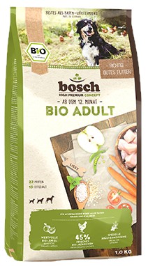 Bosch Tiernahrung Bio Adult Hhnchen & Apfel 1 kg Preisvergleich |  guenstiger.de