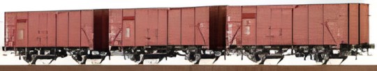 Brawa Gedeckter Güterwagen G10 der DB 3er Set 48205 Brawa Gedeckter Güterwagen G10 der DB 3er Set 48205