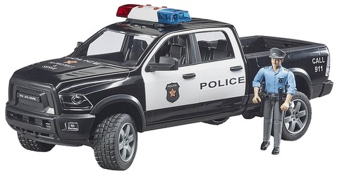 Bruder RAM 2500 Polizei Pickup mit Polizist (02505) Bruder RAM 2500 Polizei Pickup mit Polizist (02505)
