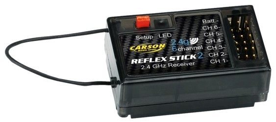 Carson Empfänger 6 Kanal 2,4 GHz