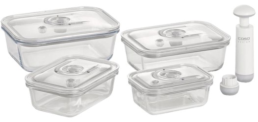 Caso VacuBoxx Set eckig