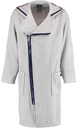 Cawö 6516 Herren Bademantel Kapuze New Zipper