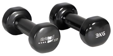 Christopeit Vinylhantel Set 2 x 3 kg