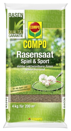 Compo Rasensaat Spiel & Sport 4 kg