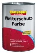 Consolan Wetterschutz-Farbe weiß 2,5 l