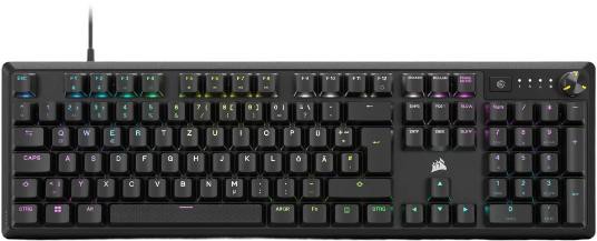 Corsair K70 CORE RGB mit Handballenauflage Corsair K70 CORE RGB mit Handballenauflage