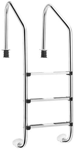 Costway Poolleiter 3-stufig 53 x 63 x 147 cm Costway Poolleiter 3-stufig 53 x 63 x 147 cm