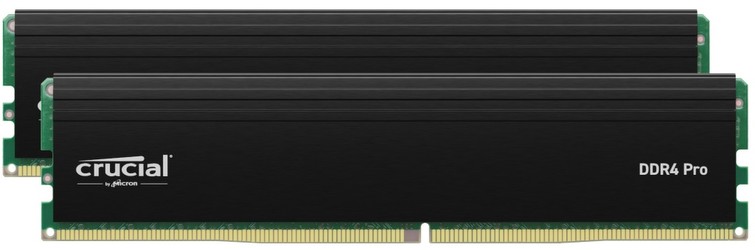 Crucial Pro DDR4-3200 32GB Kit (CP2K16G4DFRA32A) Crucial Pro DDR4-3200 32GB Kit (CP2K16G4DFRA32A)