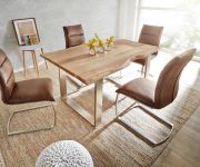 DeLife Baumtisch Live-Edge 140 x 90 cm