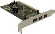 Delock 1x FireWire A + 2x FireWire B PCI Karte (89106) Delock 1x FireWire A + 2x FireWire B PCI Karte (89106)