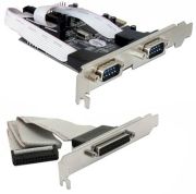 Delock PCI Express Karte 2 x Seriell, 1x Parallel