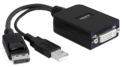 Delock DisplayPort 1.1 auf DVI Adapter (61855) Delock DisplayPort 1.1 auf DVI Adapter (61855)