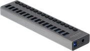 Delock Externer SuperSpeed USB Hub mit 16 Ports (63739)