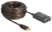 Delock USB 2.0 Verlängerung mit 4-fach Hub 10 m (82748) Delock USB 2.0 Verlängerung mit 4-fach Hub 10 m (82748)
