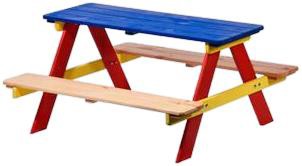 Dobar Bunte Kinder Sitzgarnitur aus Holz Dobar Bunte Kinder Sitzgarnitur aus Holz